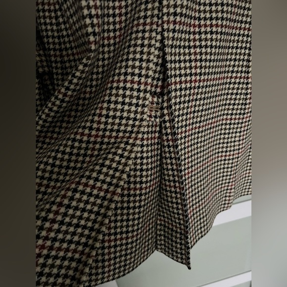 J Crew houndstooth coat size 2 - Picture 5 of 17